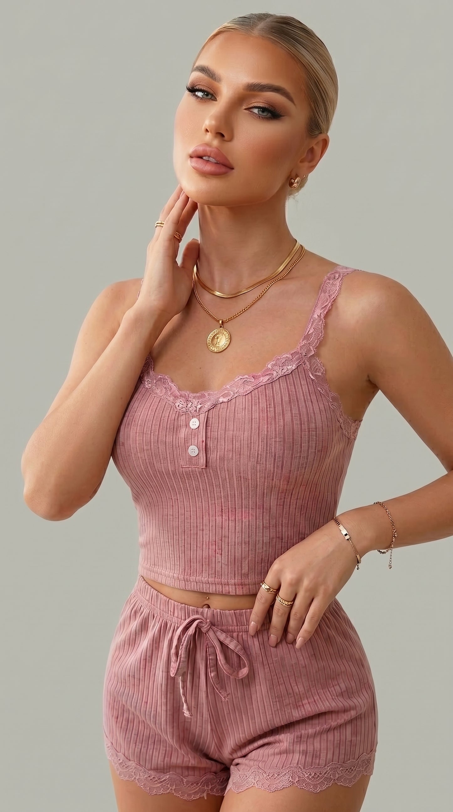 Women's Summer Pajama Lounge Set