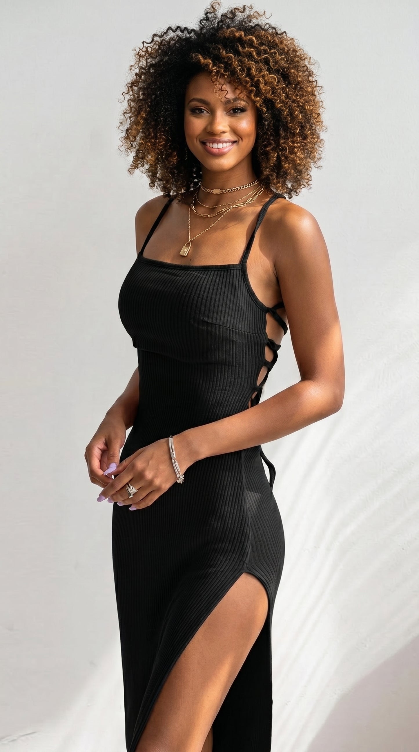 Backless Halter Neck Bodycon Dress