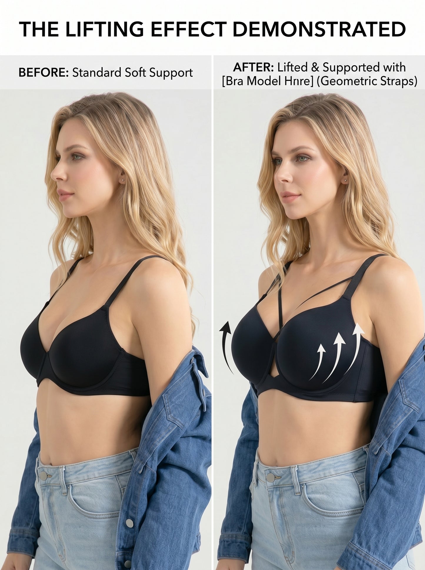 Seamless Push-Up Support Bra