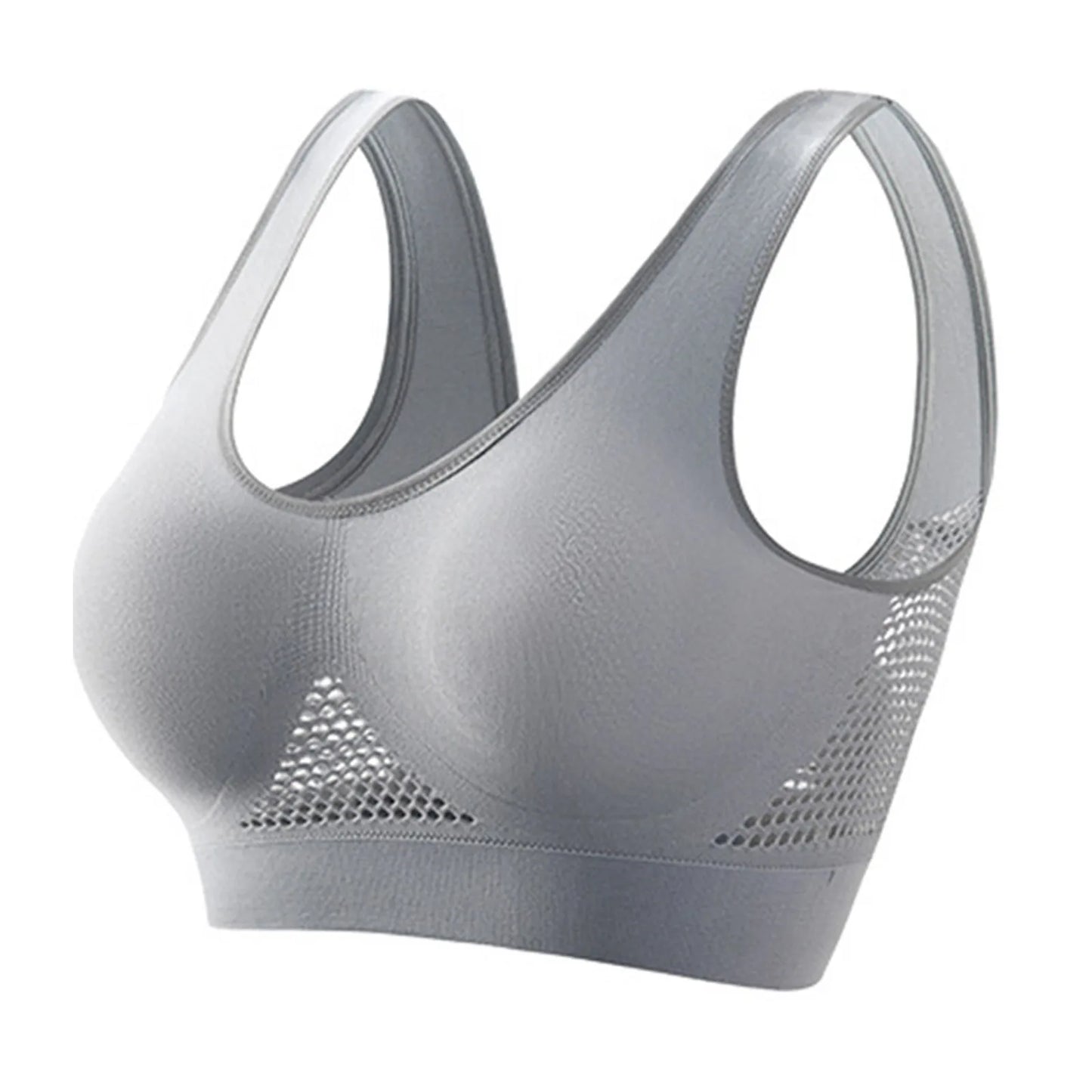 Breathable sports bra
