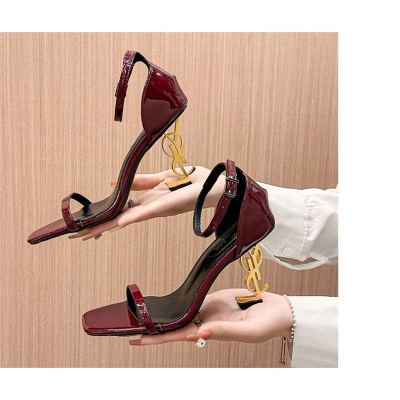 Elegant Open Toe High Heel Sandals