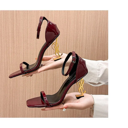Elegant Open Toe High Heel Sandals