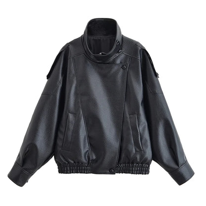 Women's Faux Leather Jacket