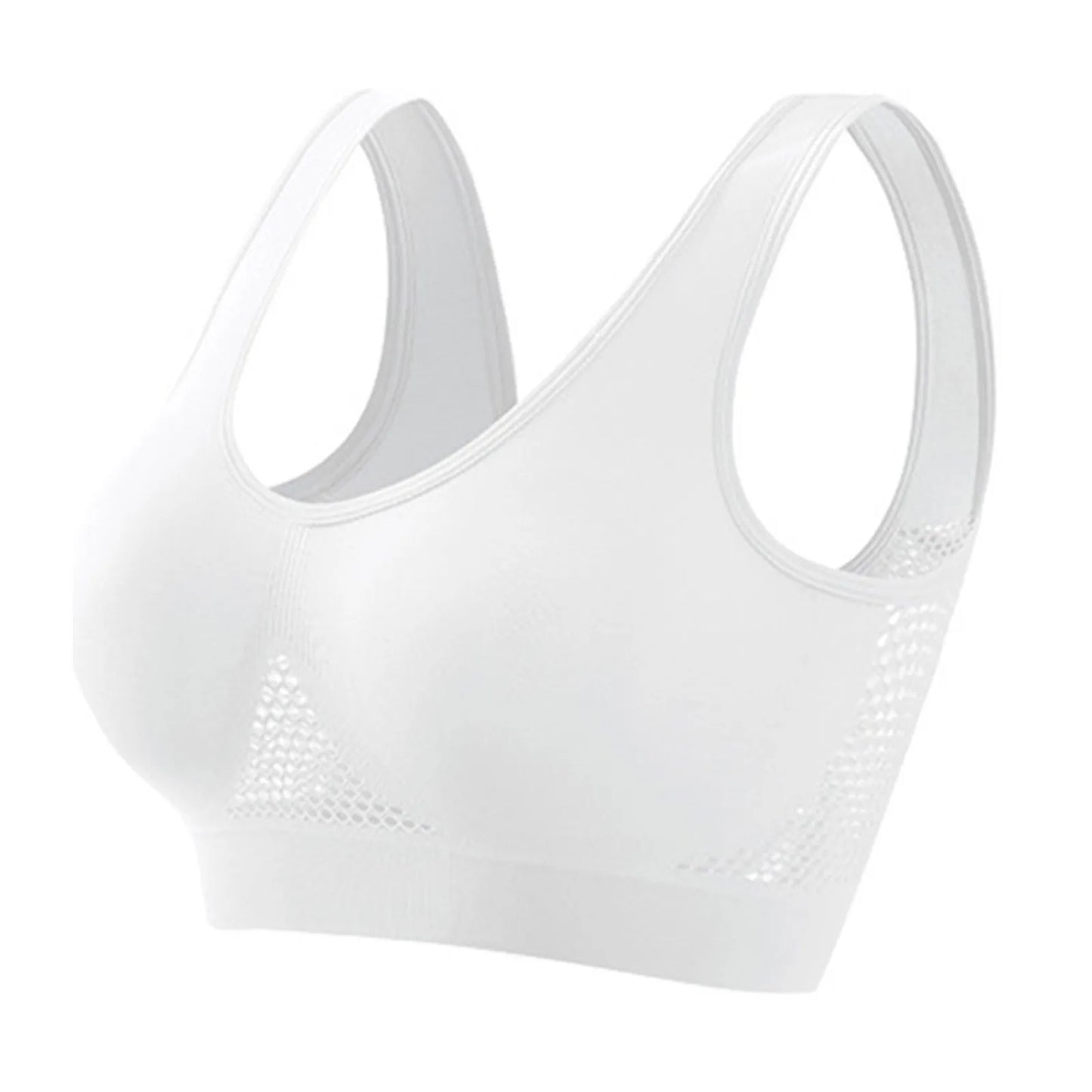 Breathable sports bra