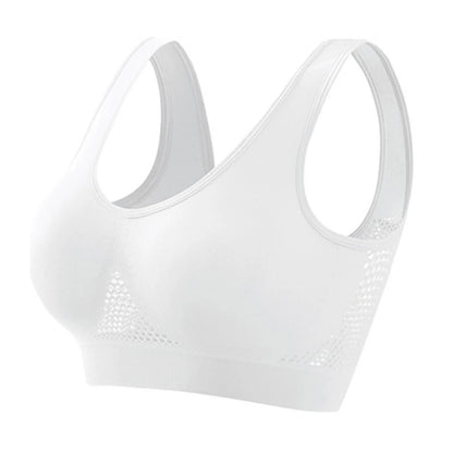 Breathable sports bra