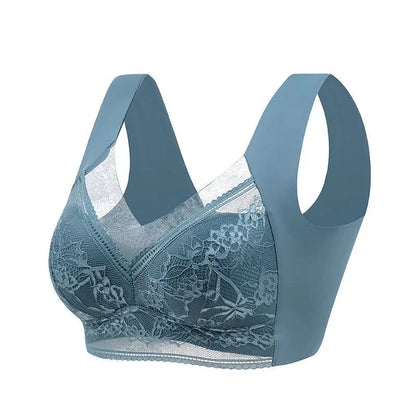 Plus Size Ice Silk Seamless Push-Up Bra