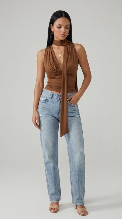 Women's Slim Fit V-Neck Tank Top