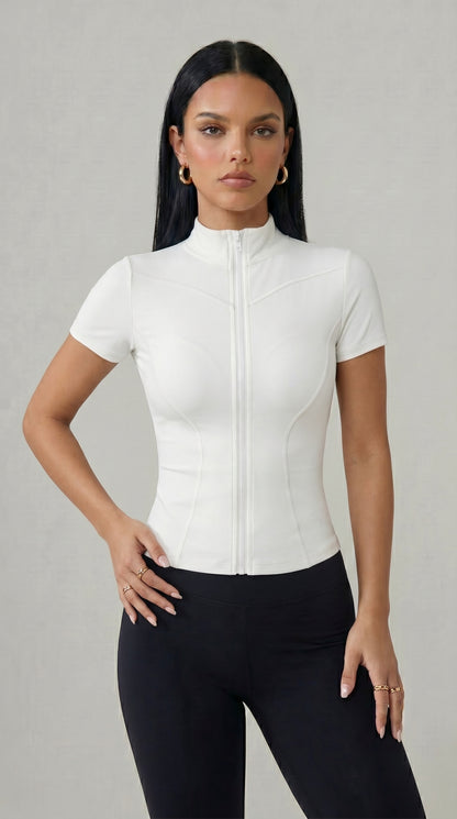 Women's Quick-Dry Zip Fitness Top