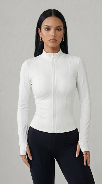 Women's Quick-Dry Slim Fit Fitness Jacket
