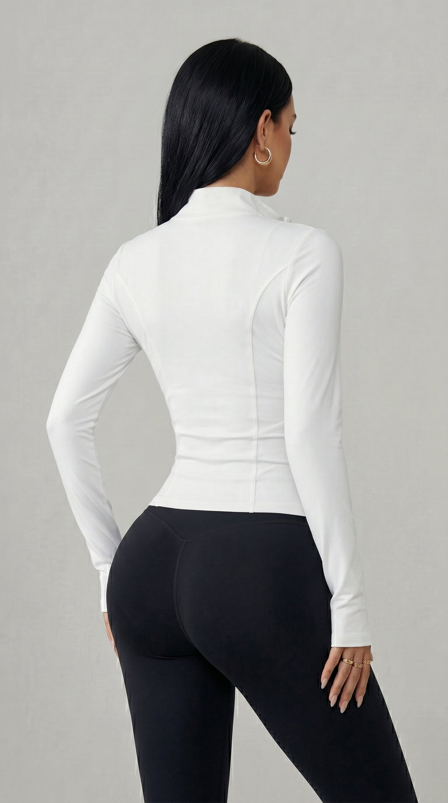 Women's Quick-Dry Slim Fit Fitness Jacket