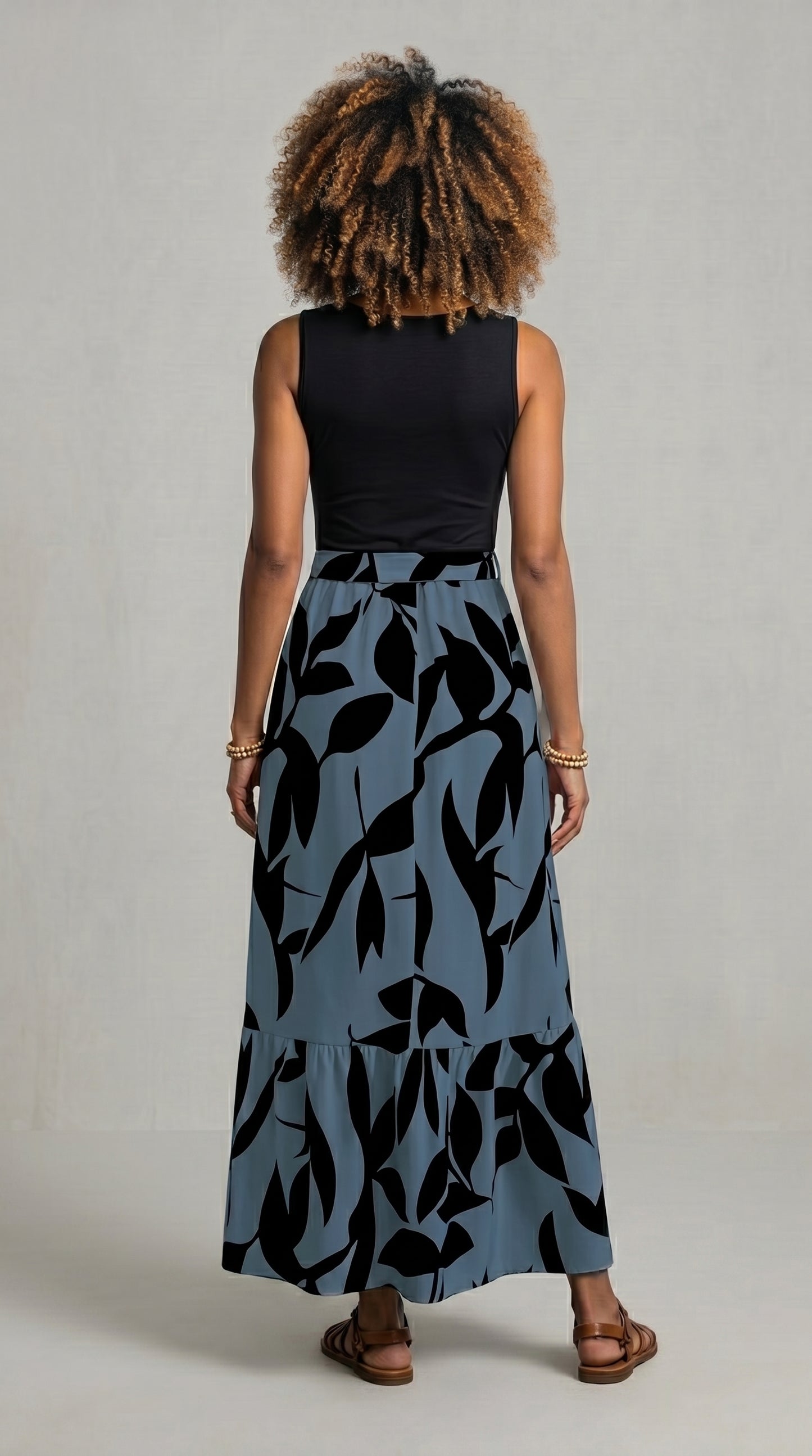 Floral Print Sleeveless Fitted Dress
