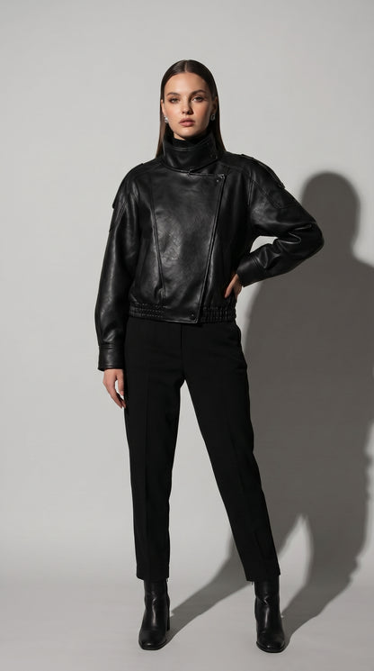 Women's Faux Leather Jacket