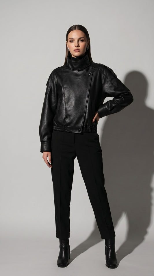 Women's Faux Leather Jacket