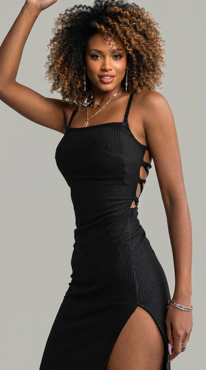 Backless Halter Neck Bodycon Dress