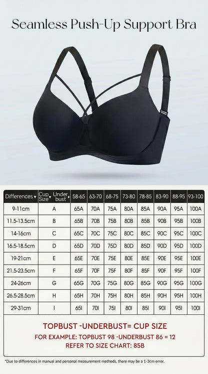 Seamless Push-Up Support Bra