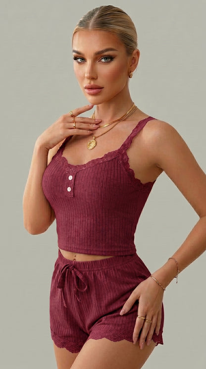 Women's Summer Pajama Lounge Set
