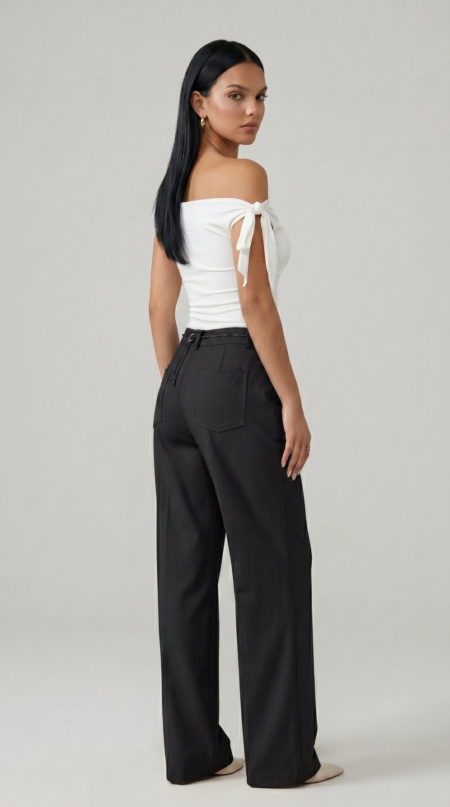 Asymmetric One-Shoulder Crop Top