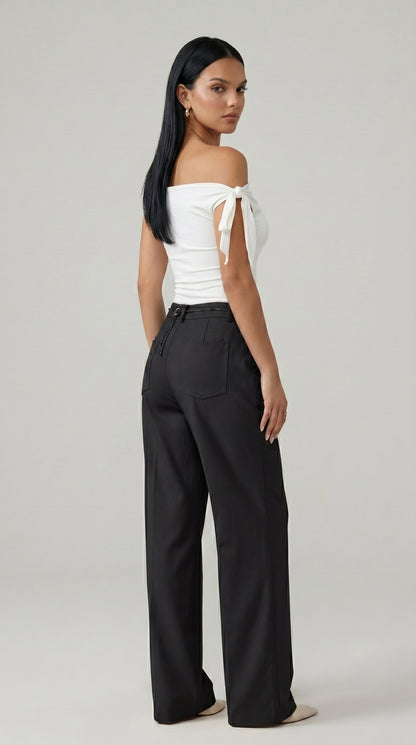Asymmetric One-Shoulder Crop Top