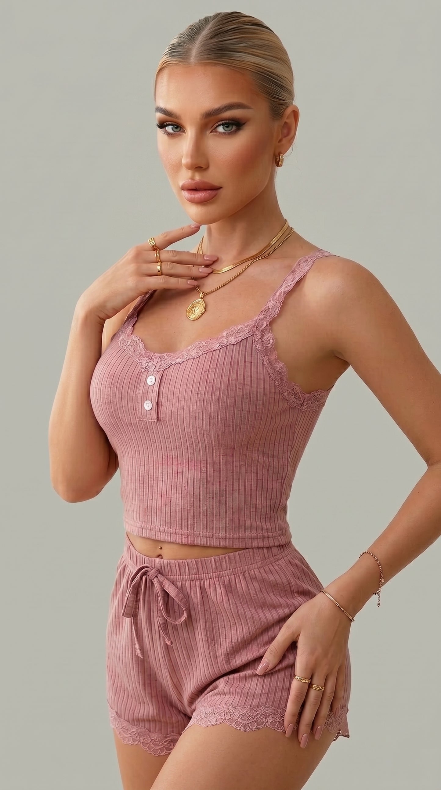 Women's Summer Pajama Lounge Set