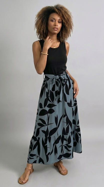 Floral Print Sleeveless Fitted Dress