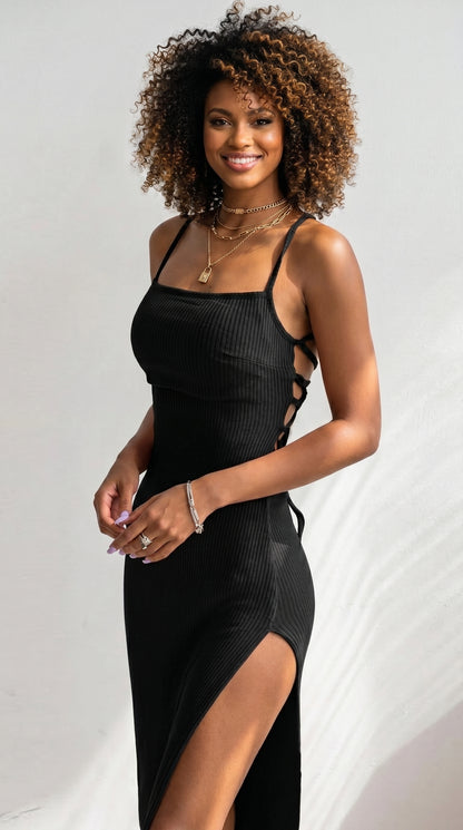 Backless Halter Neck Bodycon Dress